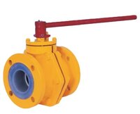 Fluro-Polymer Lined Valves - Carbon Steel, Stainless Steel, 12" Diameter | 6 Year Warranty, Customized Lengths, High Corrosion Resistance