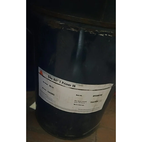 Sika Bitumen Primer - Industrial Grade, 20 L Packaging Size, 99% Purity, Black Color - Ideal Waterproofing Solution For Various Surfaces