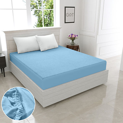 Blue Color Mattress Protector - Size: Full