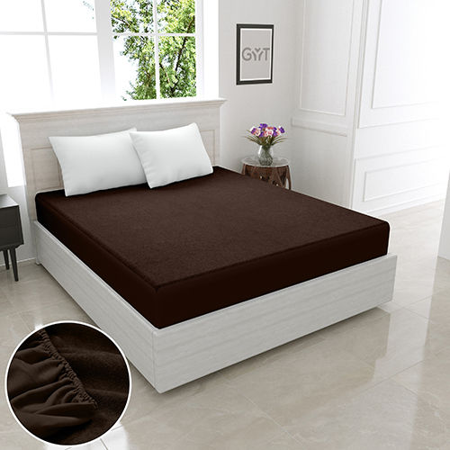 Brown Color Mattress Protector - Hardness: Soft