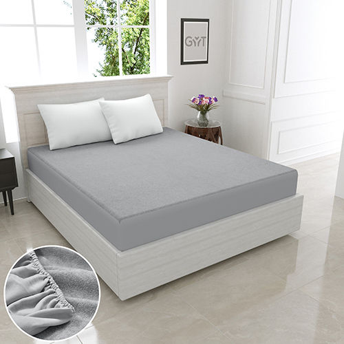 Grey Color Mattress Protector - Size: Full