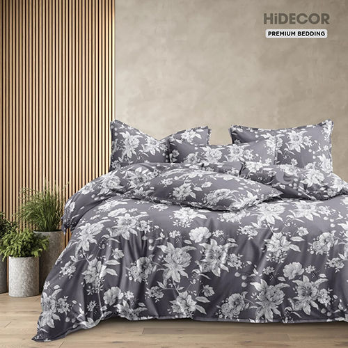 Designer Tweed Fabric Printed Bedsheet - Color: Multicolor