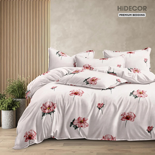 Washable Flower Printed Bedsheet