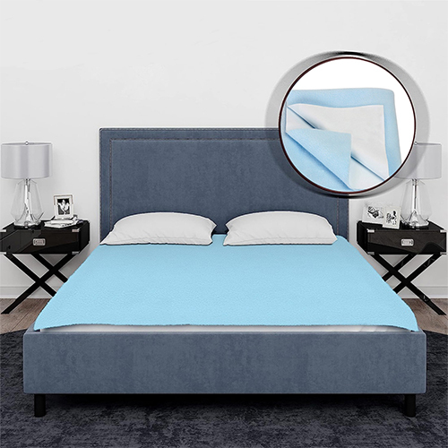Dry-706-F-1P Sky Blue Color Baby Dry Sheet - Size: Various Available