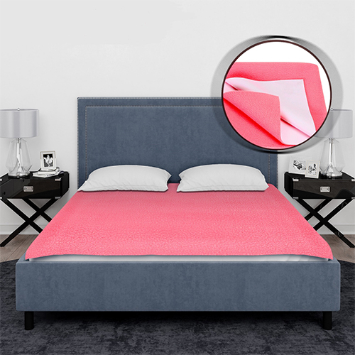 Dry-703-F-1P Rose Pink Color Baby Dry Sheet - Size: Various Available