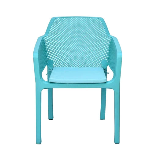 Captain Nilkamal Plastic Chair - Color: Blue