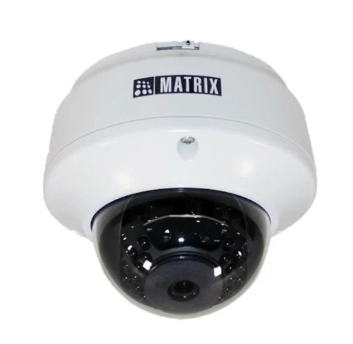 Matrix 2 Mp Ir Dome Camera - 1kg Metal, 2.8mm Lens, White | Poe, Audio Support, Wdr, Motion Detection, Ip67, 30m Ir Range