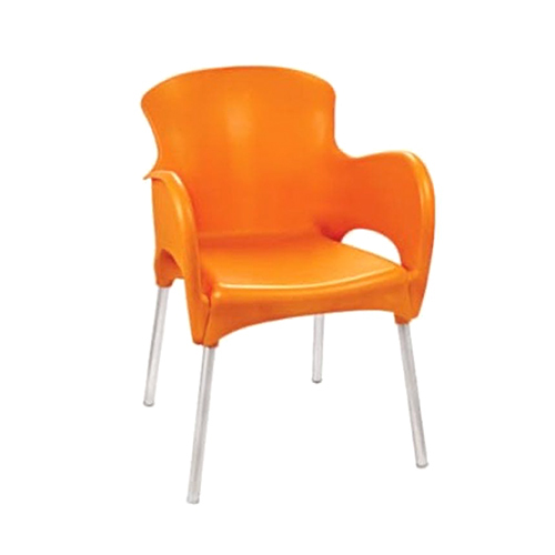 Orange Plastic  Chair