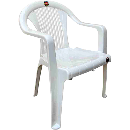 Plastic White Chair With Arm