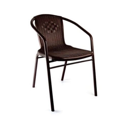 Cafe Chair With Arm - Color: Brown