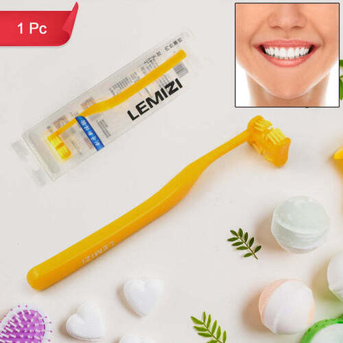 Six-Sided Soft Toothbrush, Anti-Bacterial 6 Sided Care