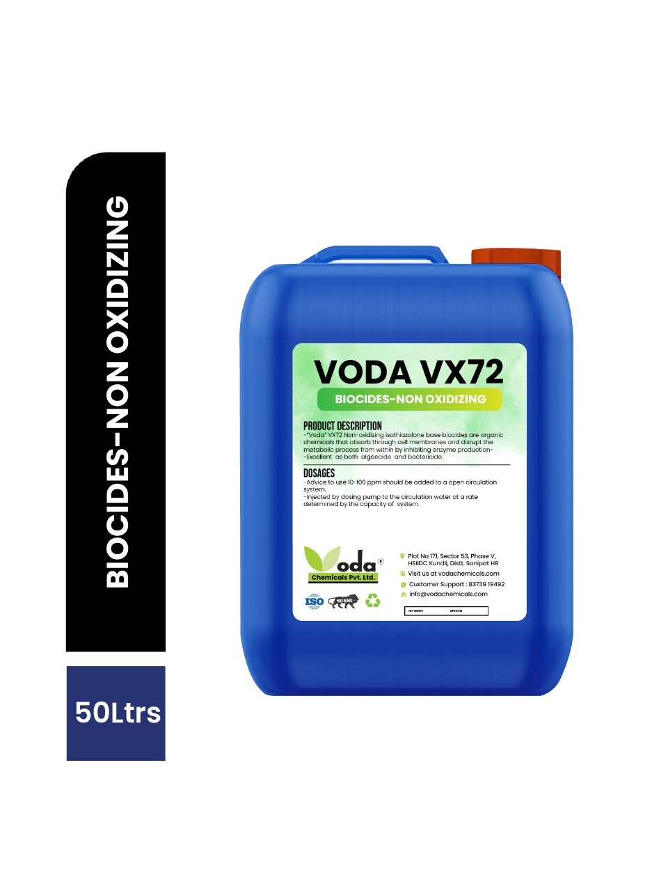Vx 72 Biocides Non Oxidizing - Application: Industrial