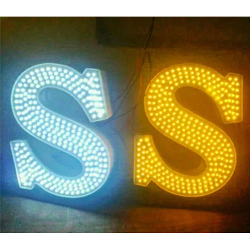 Acrylic Crystal Led Letter - Application: Advertisement