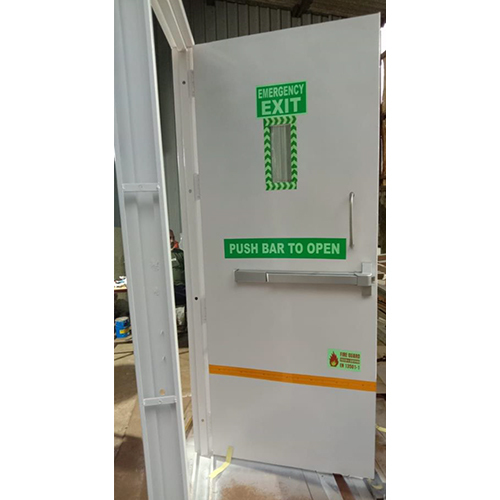 Single Leaf Fire Door - Color: Grey