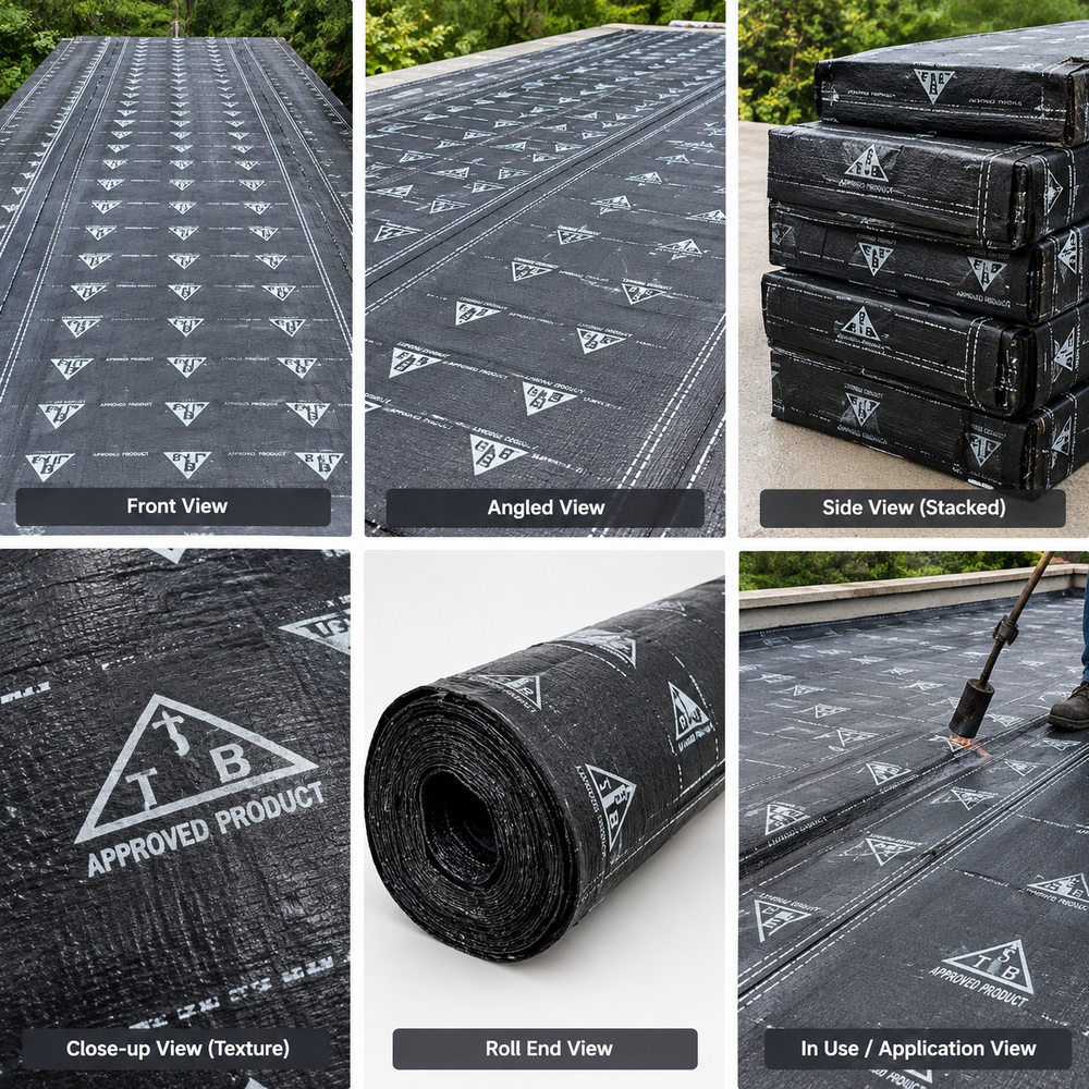 Polymer Bituminous APP Membrane - 3 Millimeter Thickness, Black Color | High-Purity Chemical Grade Waterproofing Solution