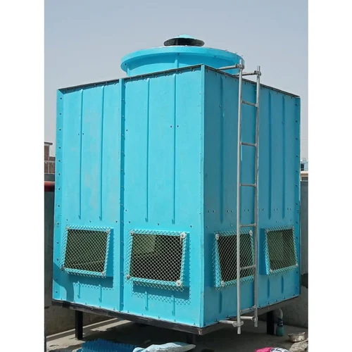 FRP Cooling Tower - New Electric Air Cooling System | 5-Year Warranty, Industrial Usage, Metal Nozzle