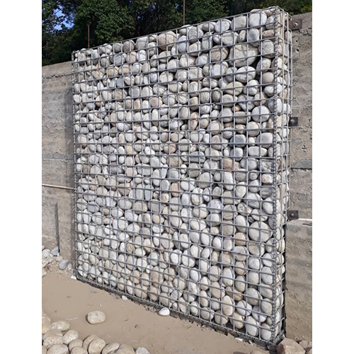 Gabion Box - Metal Alloys With Steel Wire Mesh , Coated Surface Finish For Enhanced Durability