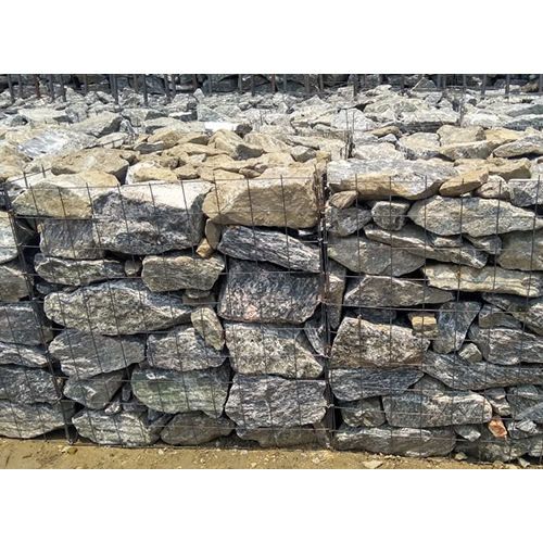 Gabion Box - Metal Alloys With Steel Wire Mesh , Coated Surface Finish For Enhanced Durability