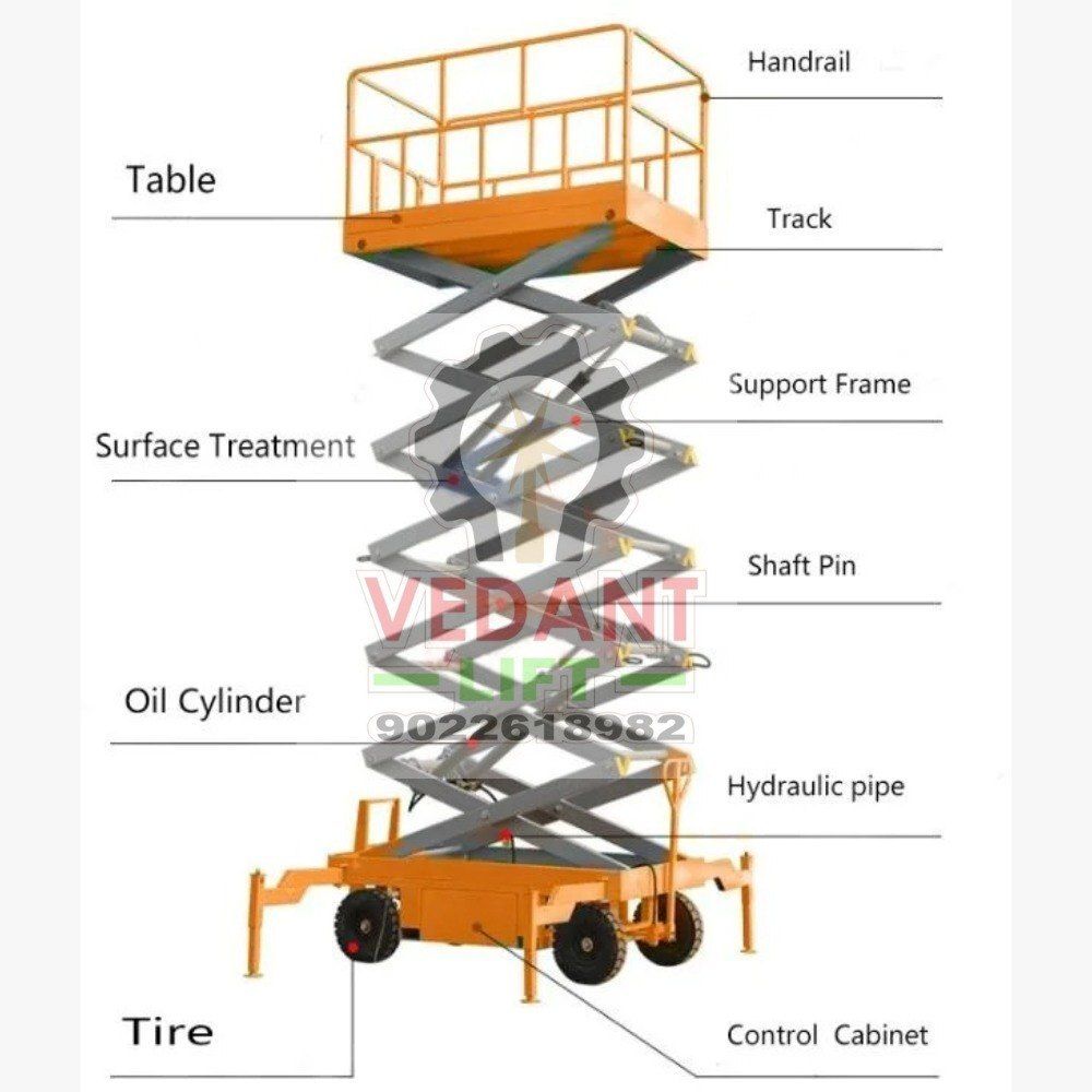 Mild Steel Hydraulic Scissor Lift