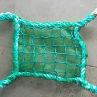 Pvc Green Sports Net - Pvc Material, Customized Size, Color As Per Requirement | Ideal For Football Goals, Durable Cable Rope Design
