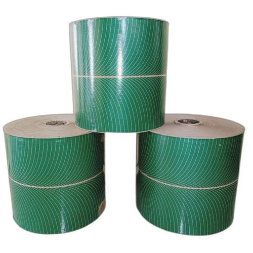 120 Gsm Banana Leaf Laminated Paper Roll - Color: Green