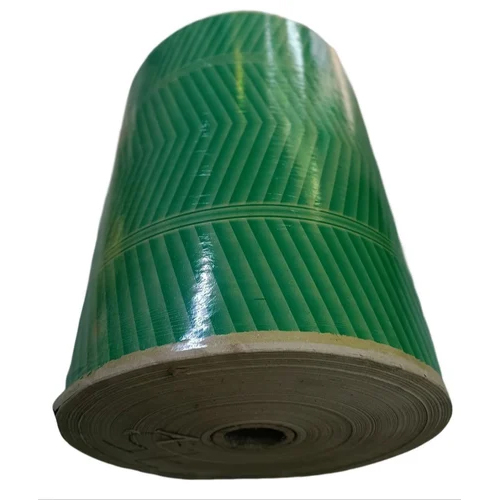 110 Gsm Banana Leaf Laminated Paper Roll - Color: Green