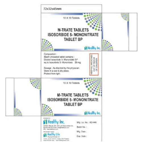 5 mg Isosorbide Mononitrate Tablet BP