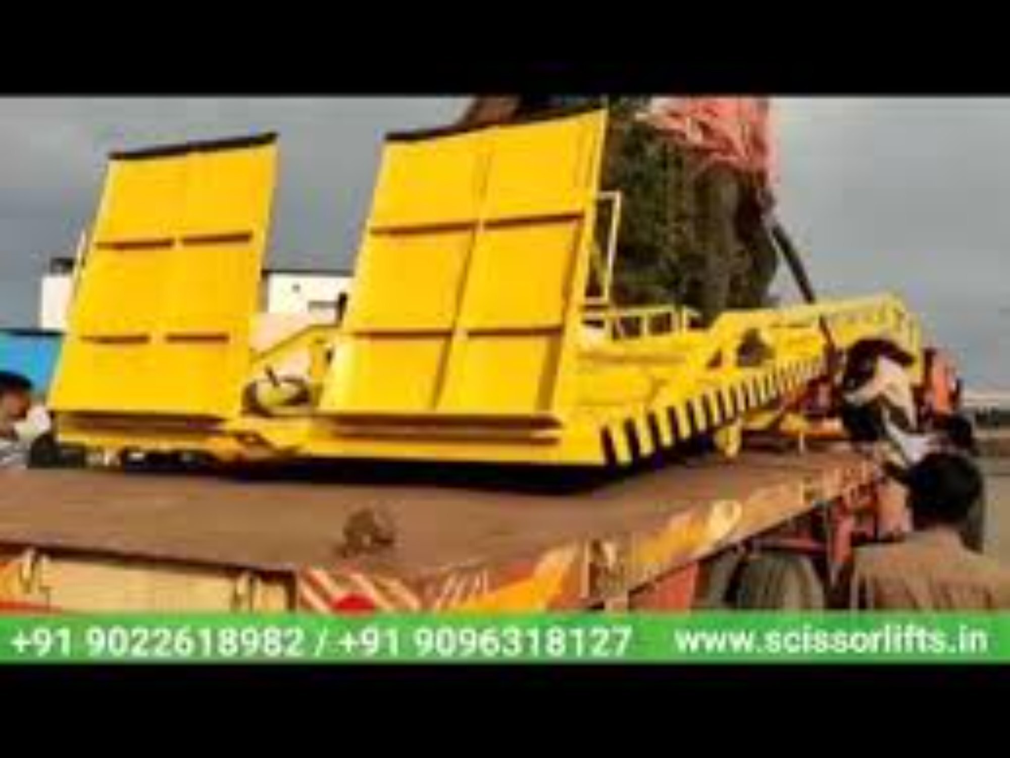 Vedant Lift Mobile Dock Ramp - Steel, 10 Ton Load Capacity, 7040 Mm Slope Length, 2100 Mm Width, 1600 Mm Max Lifting Height | Hydraulic Operation, Pneumatic Tyre 7.00-15