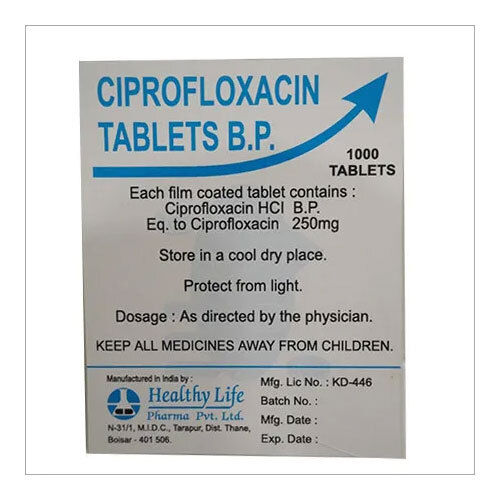 Ciprofloxacin Hydrochloride Tablets - Grade: Medical