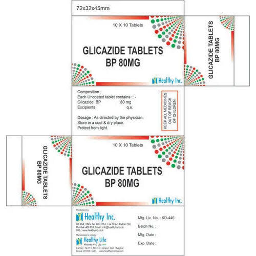 80Mg Gliclazide Tablets - Drug Type: General Medicines