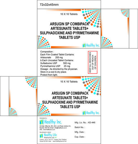 Sulfadoxine Pyrimethamine Artesunate Tablet