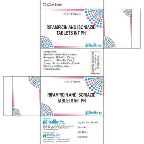 Rifampicin And Isoniazid Tablets - Origin: India