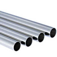 Hastelloy Pipe - Round Shape, Polished Silver Finish | Industrial-grade Alloy Material For Enhanced Durability And Performance