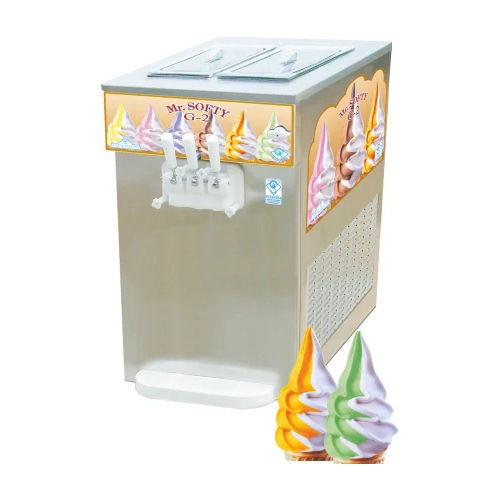 Mr. Softy Bar-P -Pump Series - Softy Ice Cream Machine - Color: Silver