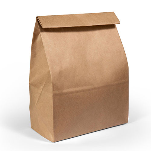 Food Packaging Paper Bag - Color: Brown