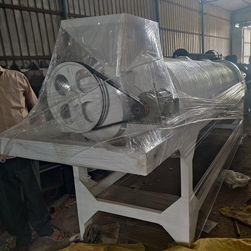 Indented Cylinder - White Color, Advanced Indentation Technique For Precision Material Handling Separation Processes