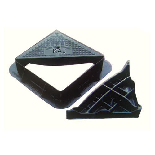 Cast Iron Double Triangular Manhole Cover And Frame - Application: Drainage