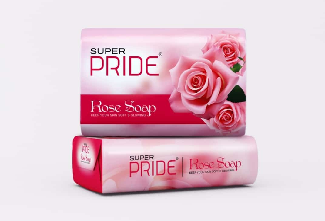 Super Pride Rose Soap 100gm - Ingredients: Natural Pearl