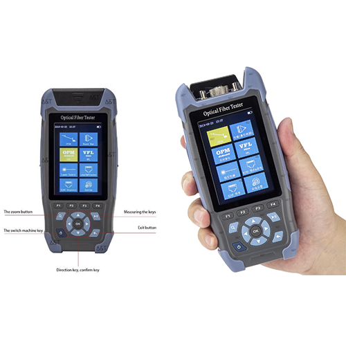 Mini Otdr (Inf-710S) (Optical Time Domain Reflectometer) - Color: Blue & Gray