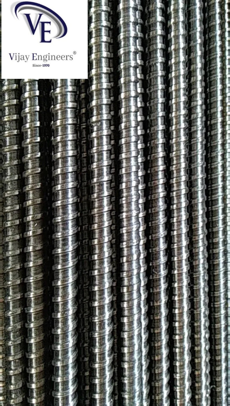 Tie Rod - Steel, 1-6 M Length, 12-36 Mm Diameter, Zinc-plated Finish | Metric Thread Type, Usage In Scaffolding Support, Formwork Bracing, Is/astm Compliance