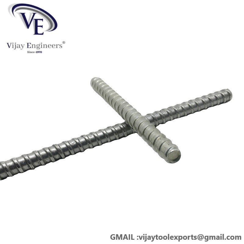 Tie Rod - Steel, 1-6 M Length, 12-36 Mm Diameter, Zinc-plated Finish | Metric Thread Type, Usage In Scaffolding Support, Formwork Bracing, Is/astm Compliance