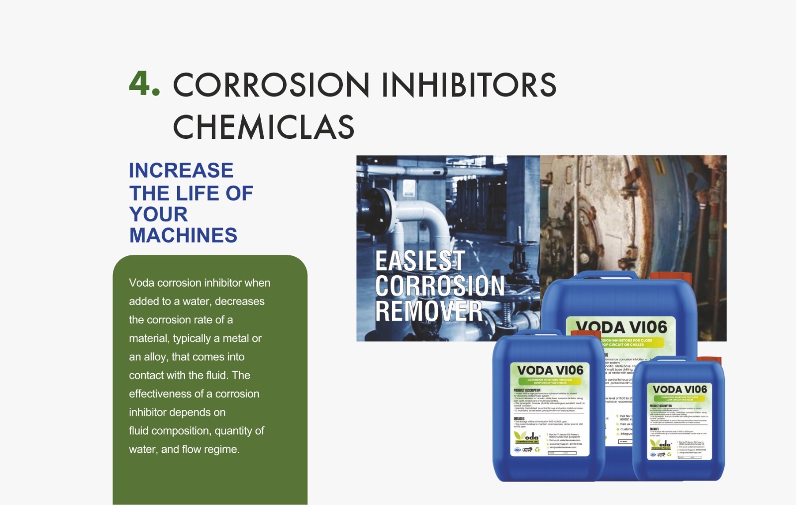 Close Loop Circuit Or Chiller Corrosion Inhibitors - Color: Blue
