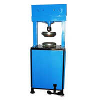 Banana Leaf Paper Plate Making Machine - Color: Blue Paint Coated