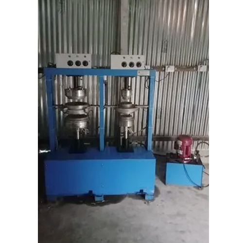 Bio Degradable Plate Making Machine - Color: Blue Paint Coated