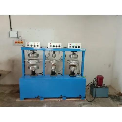 Pakku Mattai Plate Making Machine - Color: Blue Paint Coated