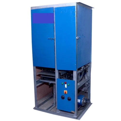 Disposable Plate Making Machine - Color: Blue Paint Coated