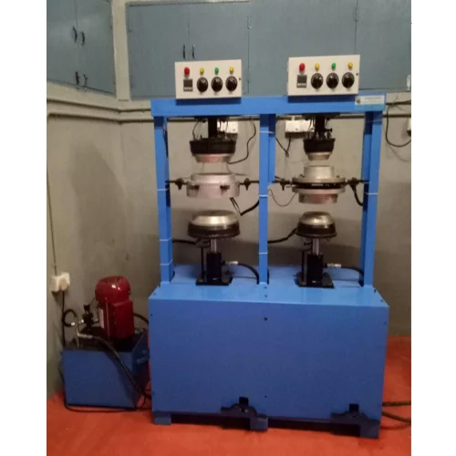 Sal Or Vistharaaku Leaf Plate Making Machine - Color: Blue Paint Coated