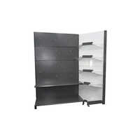 Free Standing Display Rack - Color: White & Black