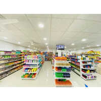 Hypermarket Display Racks - Color: White
