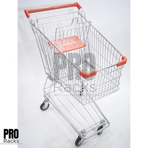 Asian Style Stainless Steel Shopping Trolley